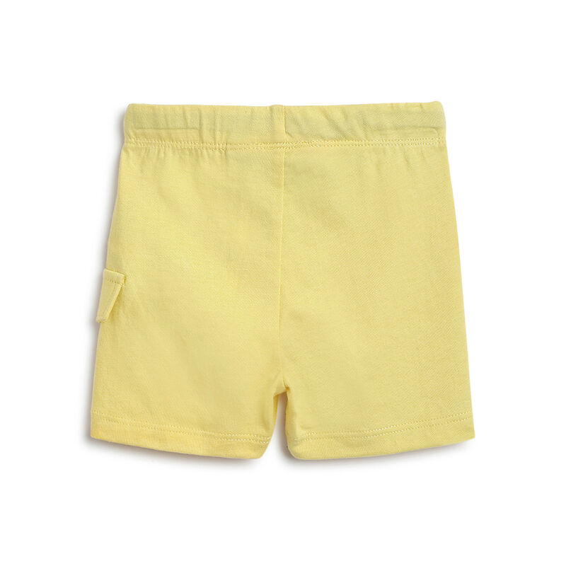 Boys White T-shirt with Short Pants image number 3